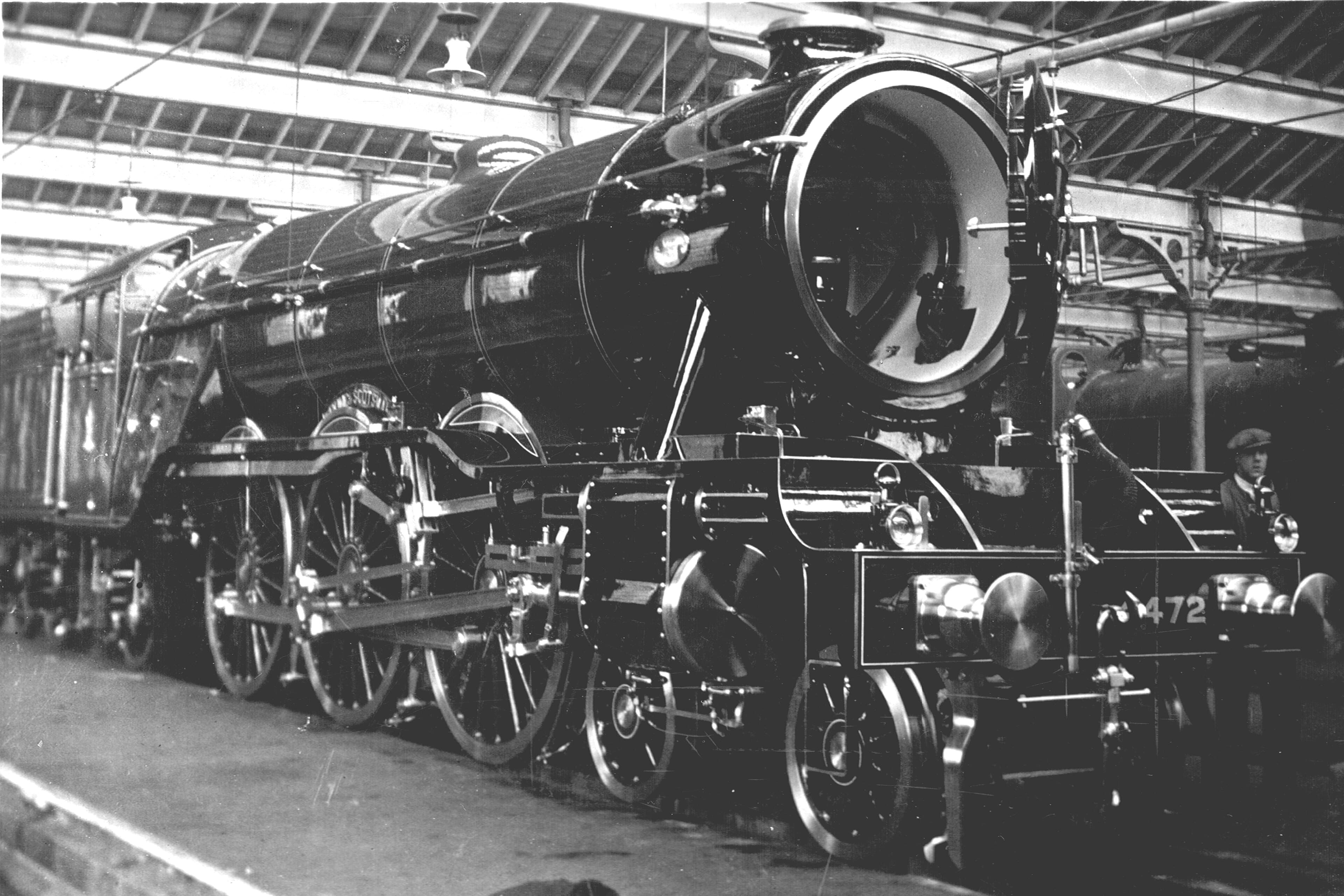 Flying Scotsman locomotive, publicity photograph, circa 1922